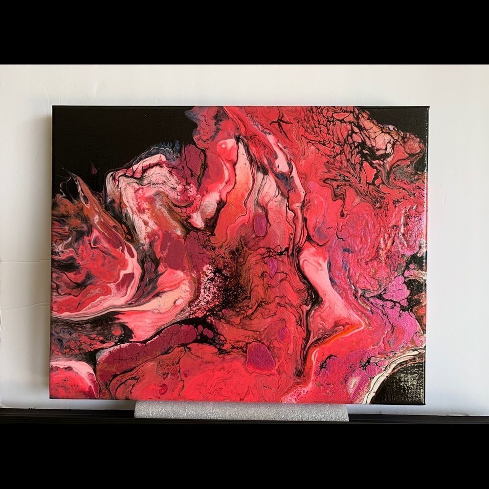 PINK!!! ORIGINAL ACRYLIC ABSTRACT